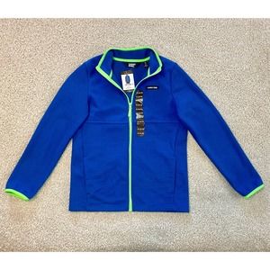 *NWT* Lands’ End‎ Zip Up Fleece-Blue Green-Size 14-16